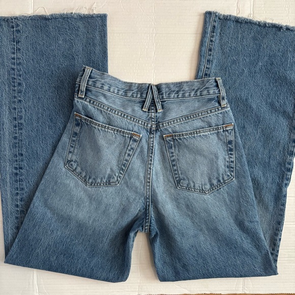 SLVRLAKE Grace Jeans Great Romance Wash Wide Leg High Rise Cotton size 26 - Picture 4 of 16